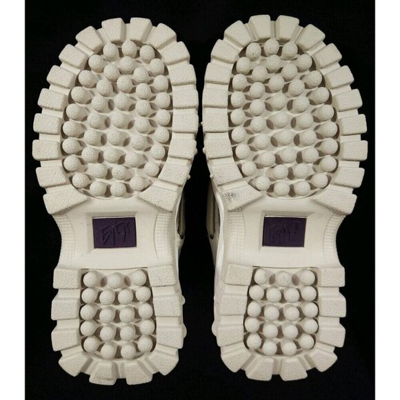 Eytys Mykonos Loafers 35 5.5 White Grained Leather Shoes - Picture 10 of 11